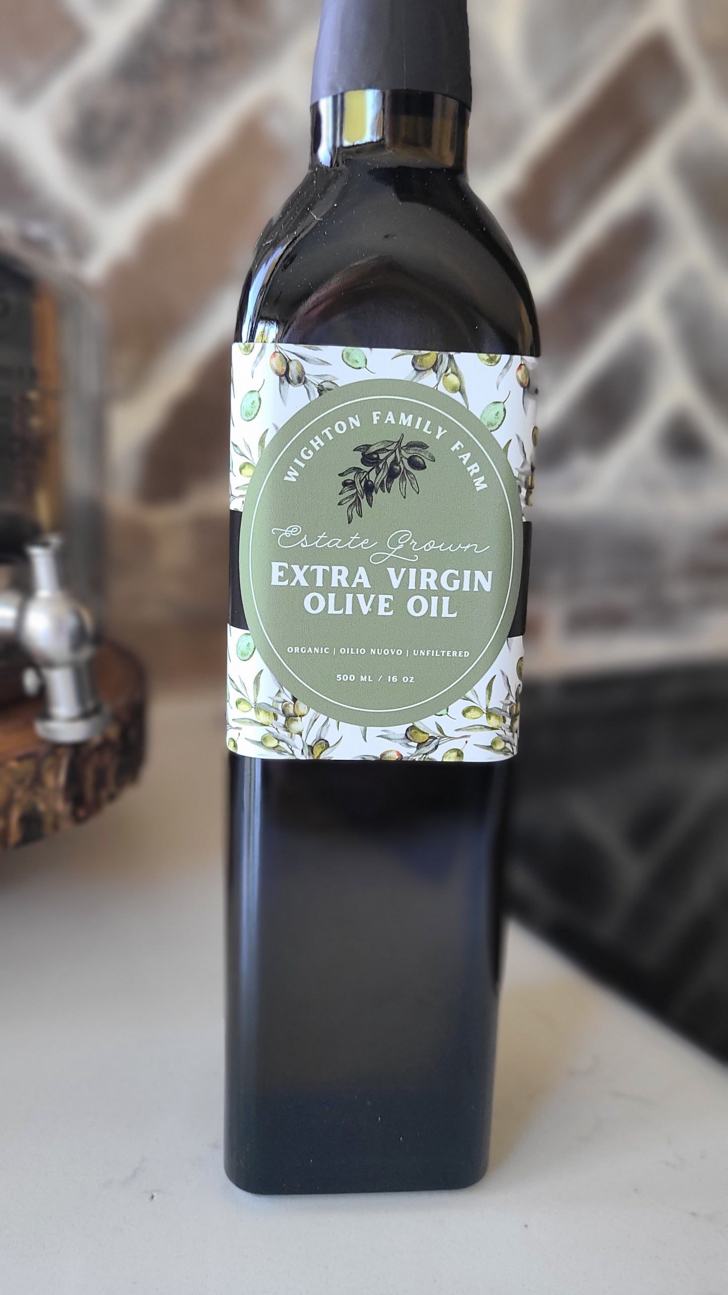 500 ml Bottle - Estate Grown Olive Oil